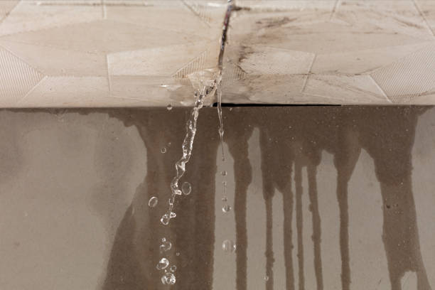 Professional Burst Pipe Cleanup technician working in Orange, CA
